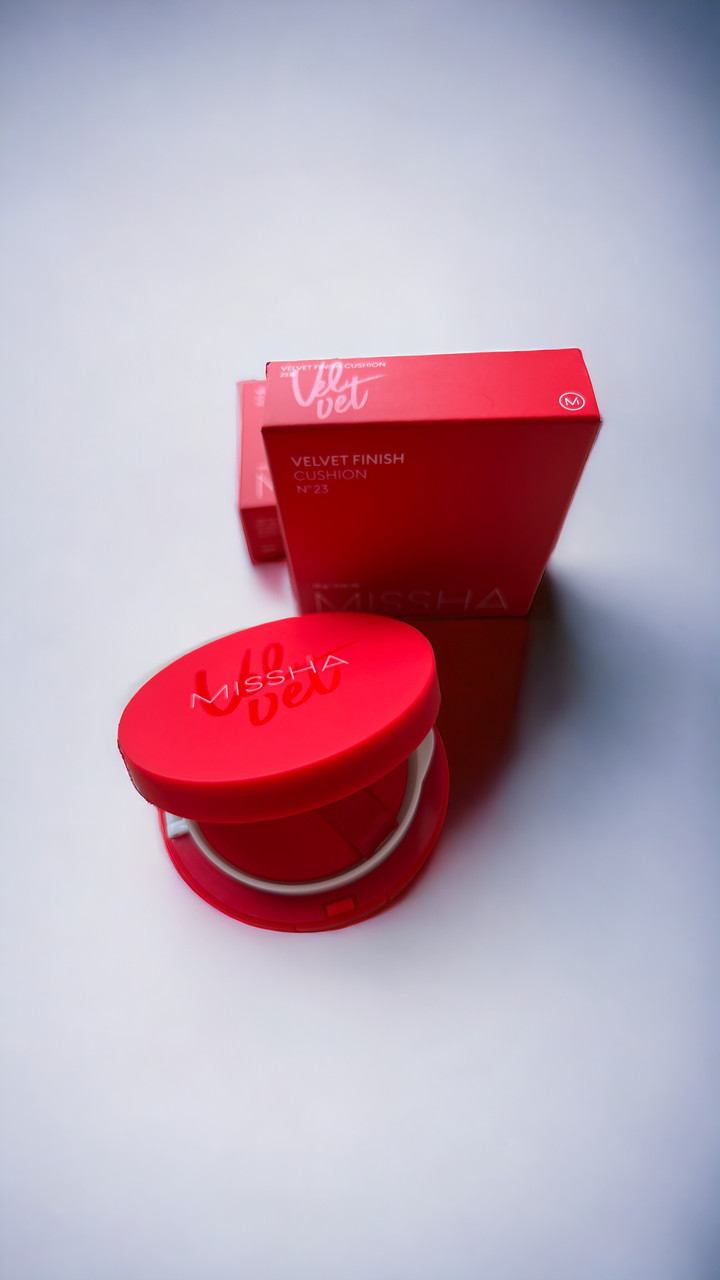 Тональний кушон із матовим фінішом Missha Velvet Finish Cushion SPF 50+ PA+++ №23, 15г, фото 1
