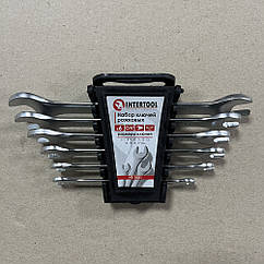 Набір ключів комбінованих, 6 шт. 6-17мм INTERTOOL HT-1001