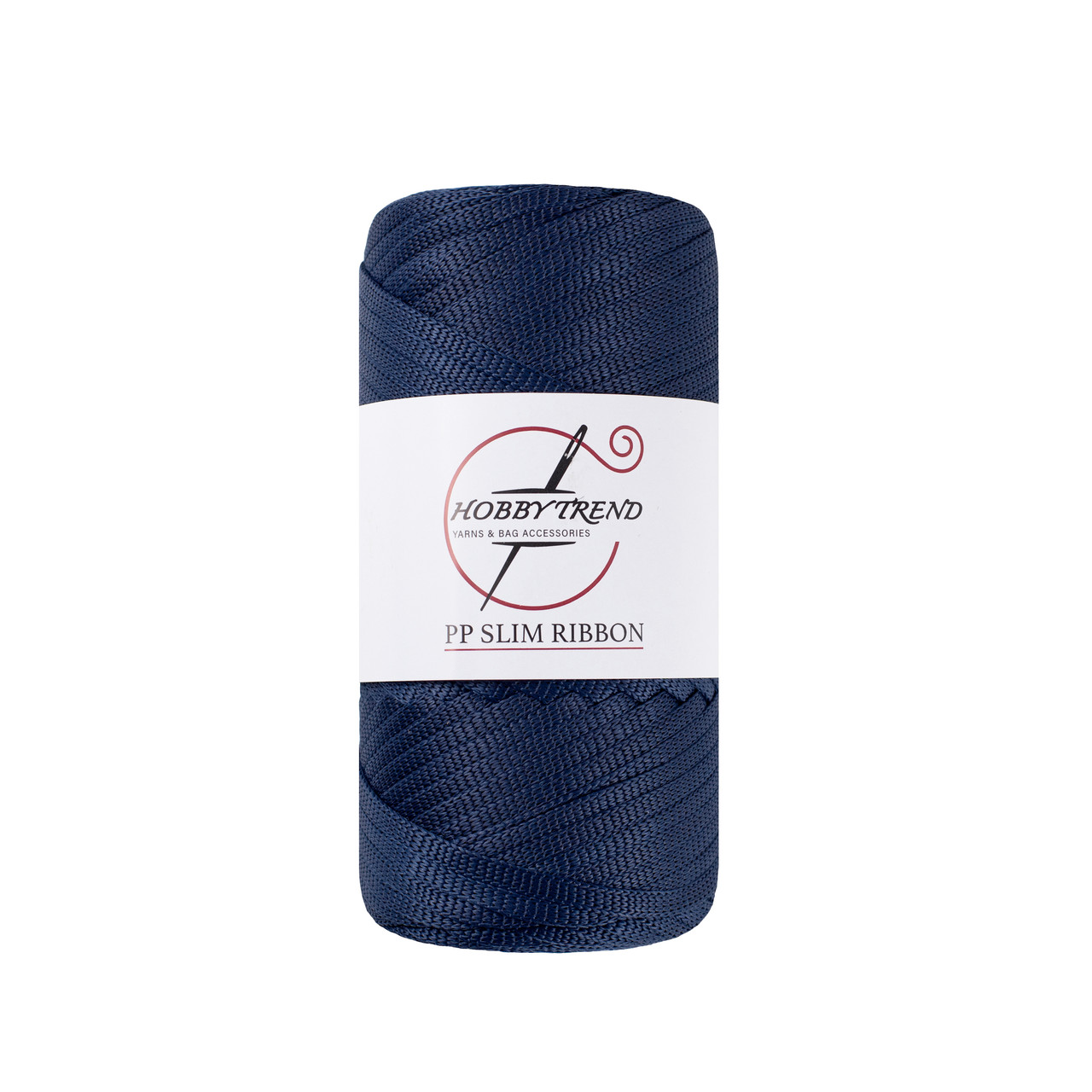 Шнур трикотажний ПП Hobby Trend Slim Ribbon. Синій 250г, 140м, 5 мм