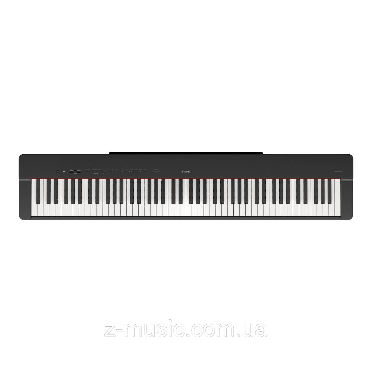 Цифровое пианино Yamaha P-225 (Black) (педаль, пюпітр та блок живлення)