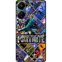 Силіконовий чохол бампер для Xiaomi Redmi 13C з картинкою Фортнайт Fortnite