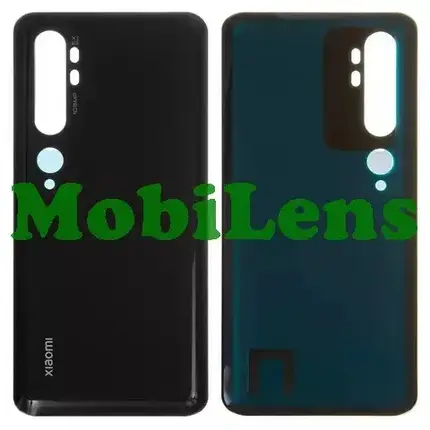 Xiaomi Mi Note 10 Pro, M1910F4S, Mi Note 10 M1910F4G Задня кришка чорна, фото 1