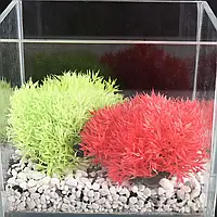 Аквариумные растения орнамент пластиковые искусственные реалистичные водная трава красная