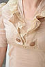 Блуза жіноча бежевого кольору 133646P, фото 4