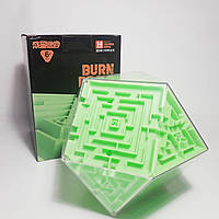 Головоломка Лабиринт Burn Brain 3D 14 сторон Green Color