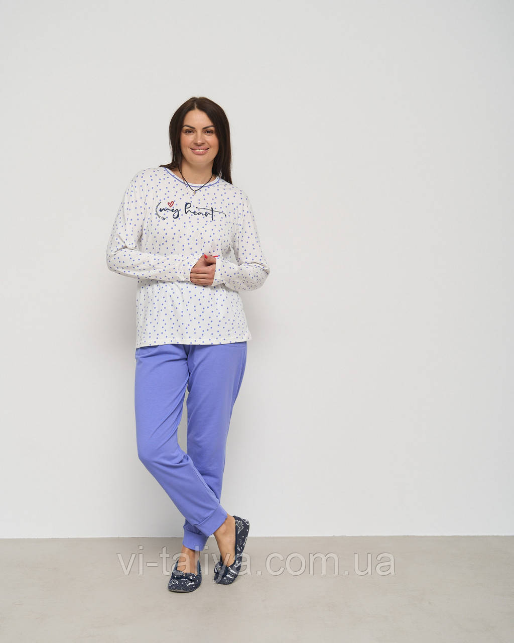Женская пижама ( футболка и брюки) Nicoletta 20049 - фото 1 - id-p2066633144