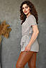 Блуза жіноча світло сірого кольору 133653P, фото 2