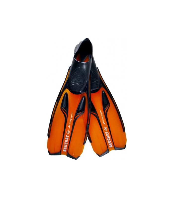 Ласти BEUCHAT X VOYAGER 34/35 для дайвінгу підводного полювання плавання снорклінгу маска трубка оранжевий
