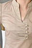 Блуза жіноча сірого кольору р.36 134404P, фото 4
