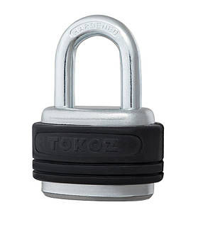 Замок навісний TOKOZ XTREME T02 3KEY чорний