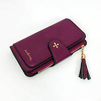 Клатч портмоне кошелек Baellerry N2341, маленький Женский кошелек, компактный кошелек. Цвет: фиолетовый KU-22