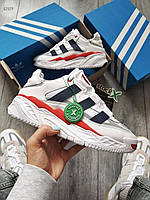 Мужские кроссовки Adidas Niteball White Red Blue