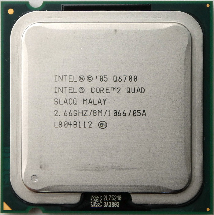 Процесор s775 Intel Core 2 Quad Q6700 2.66GHz 4от. 8MB FSB 1066MHz 105W б/у