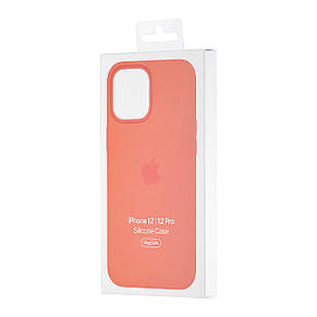 Чохол Silicone Case with MagSafe & SplashScreen iPhone 12/12 Pro Pink Citrus, фото 3