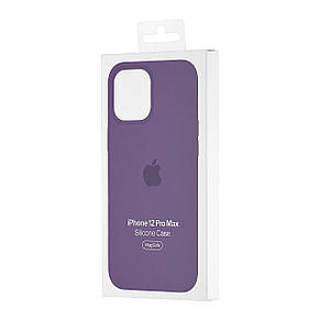 Чохол Silicone Case with MagSafe & SplashScreen iPhone 12 Pro Max Amethyst, фото 3