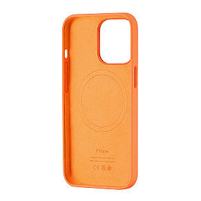 Чохол Silicone Case with MagSafe & SplashScreen iPhone 13 Pro Marigold, фото 4