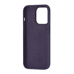 Чохол Silicone Case with MagSafe & SplashScreen iPhone 14 Pro Elderberry, фото 4