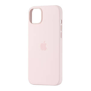 Чохол Silicone Case with MagSafe & SplashScreen iPhone 14 Plus Chalk Pink, фото 1