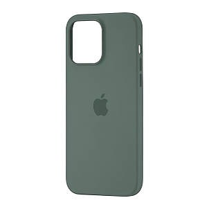 Чохол Silicone Case with MagSafe & SplashScreen iPhone 14 Pro Max Olive, фото 1