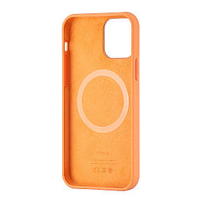 Чохол Silicone Case with MagSafe & SplashScreen iPhone 12/12 Pro Kumquat, фото 4