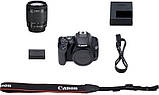Цифрова дзеркальна фотокамера Canon EOS 250D kit 18-55 IS STM Black (3454C007), фото 7