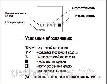 Краска акварельная, Охра красная, 2,5мл, - фото 3 - id-p370002090