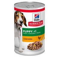 Hill s SCIENCE PLAN Puppy Вологий корм для цуценят, з куркою, консерва, 370 г х 12 шт