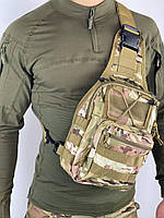 Тактический рюкзак на одно плечо 10л мультикам