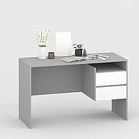 Письменный стол Стиль-2 Серый / Белый1250х520х750 мм