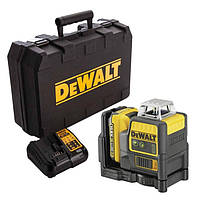 Лазерный нивелир DeWalt DCE0811D1G, зарядка + аккумулятор, Box