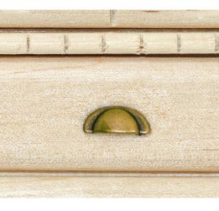 Ручка для меблів напівкругла 9*4 мм Бронза, фото 1