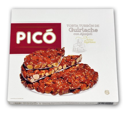 Туррон Піко з Мигдалем та Кунжутом Без Глютена Torta Turrón de Guirlache con Ajonjoli Pico 150 г Іспанія