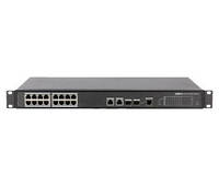 16-ти портовый управляемый коммутатор POE PFS4218-16ET-190 48V с 16 портами POE 100Мбит + 2/UP-Link 1000Мбит +