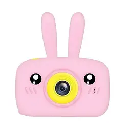 Дитячий фотоапарат Infinity Andowl QK6 1080P Pink + чохол з вушками