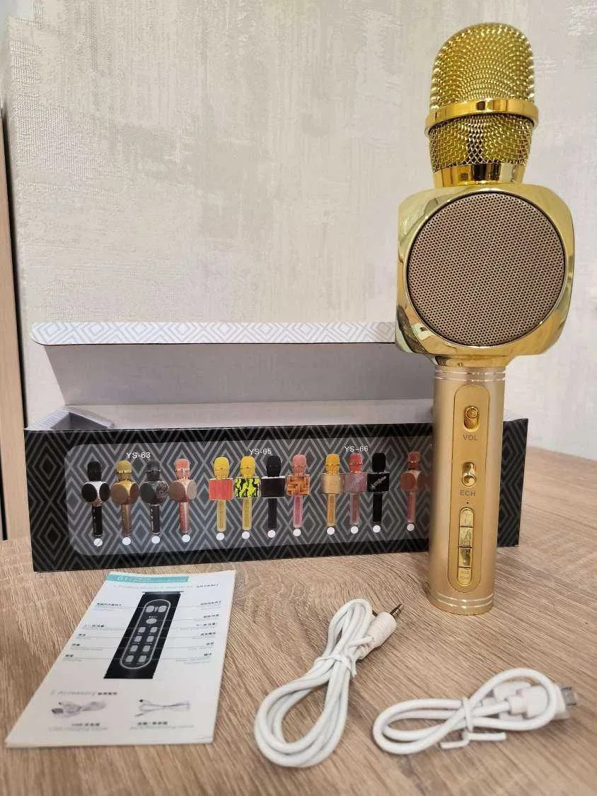 Мікрофон BLUETOOTH KRONOS YS-63 KARAOKE (50шт) мікс видів у коробці