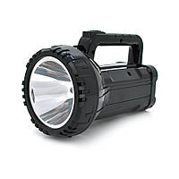 Фонарь поисковый LONTOR CTL-SL051A, 1LED T6, 5W, 2 режима, 2400mah, Black, IP40, 210х125х150мм, BOX