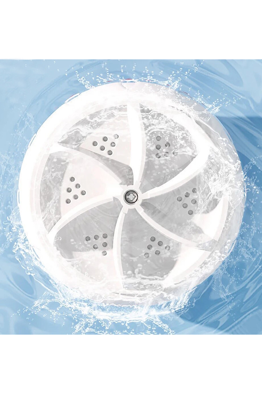 Ультразвукова міні-пральна машина портативна Turbine wash 166963P, фото 1