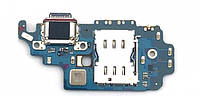 Шлейф (Flat cable) Samsung G998B Galaxy S21 Ultra з роз&#39;ємом зарядки, Sim- карти