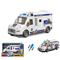 Дитячий рухомий конструктор "Інерційна Поліцейська машинка" YW 8088 А