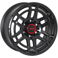 Диски литі ZF-QC1727 MattBLACK R17*8.0J PCD6*139.7 ET15 DIA 106.1