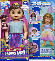 Baby Alive Princess Ellie Grows Up! Интерактивная растущая кукла Элли