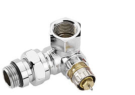 Клапан радіаторний хром Danfoss RA-NCX DN 15 осьовий (лівий) термостатичний 013G4240