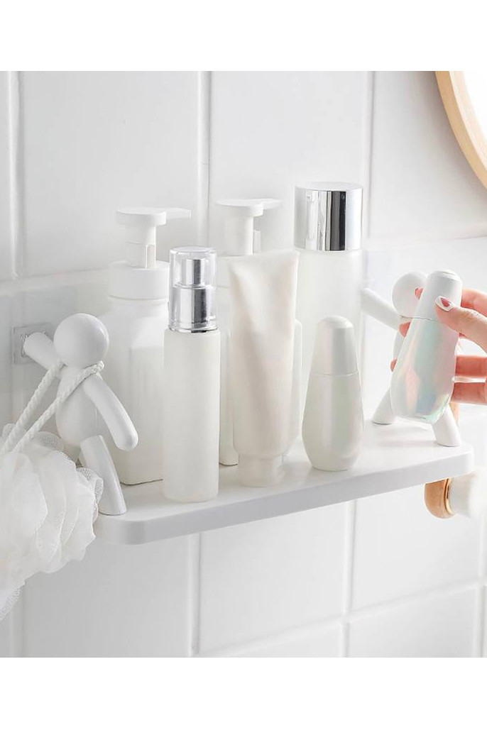 Універсальна підвісна полиця на стіну з липучками 167316P, фото 1