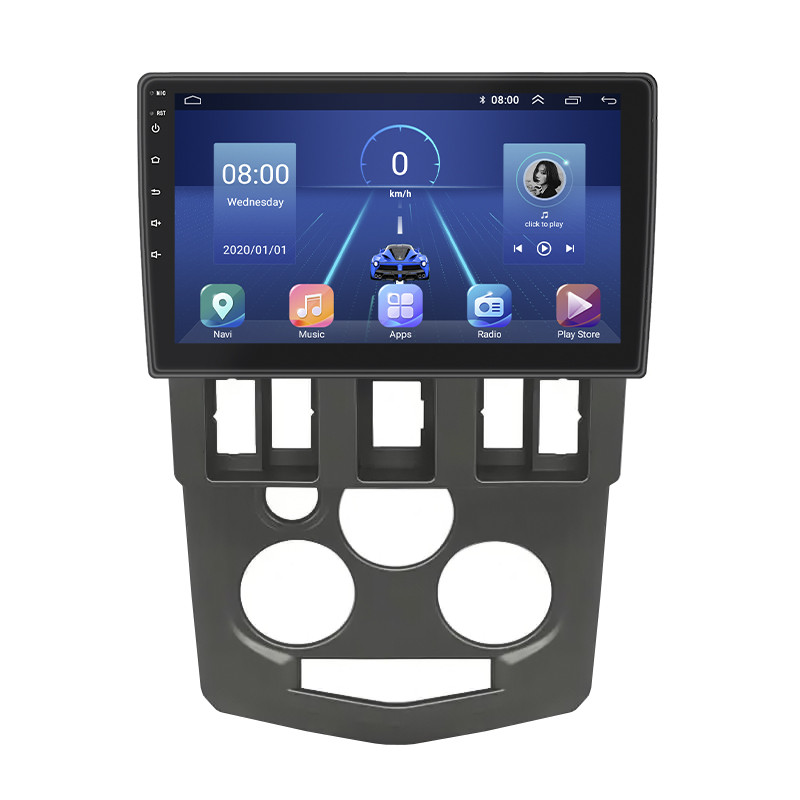 Радіо LESKO на повний робочий день для Renault Logan I 2004-2009 екран 9 "2/32gb 4G Wi-Fi GPS TOP, фото 1