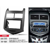 Переходная рамка Sigma CARAV 11-181 2-DIN для CHEVROLET Aveo, Sonic 2011+ / HOLDEN Barina (TM) 2011+