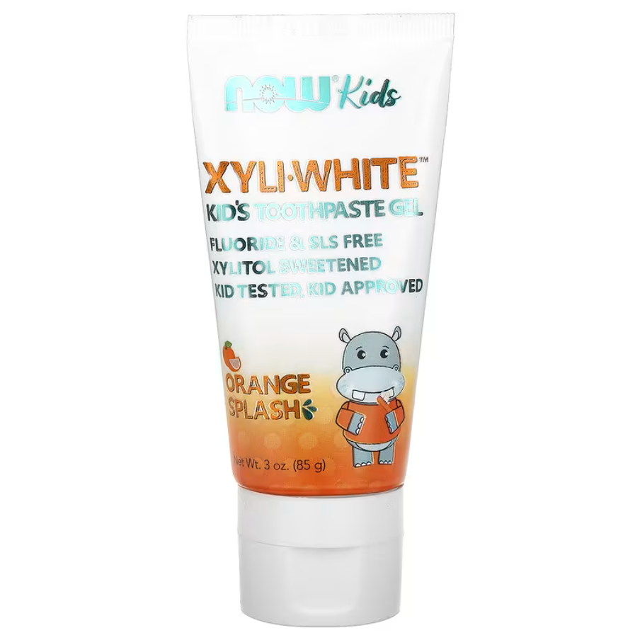 Зубна паста XyliWhite Kids Toothpaste Gel Orange Splash Now Foods Solutions 85 г