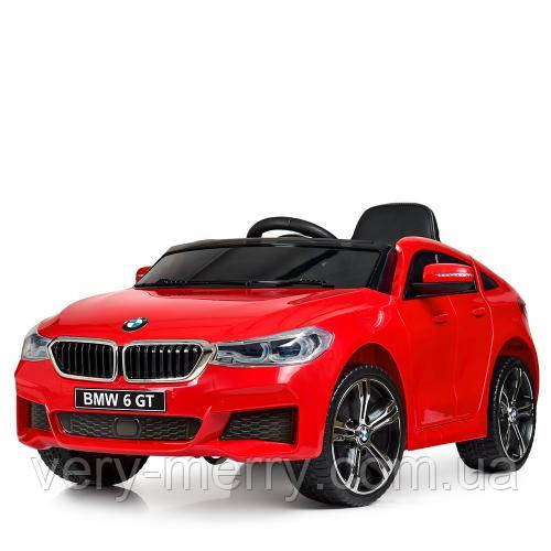 Дитячий електромобіль BMW 6 GT (червоний колір)