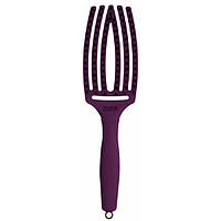 Olivia Garden Fingerbrush Boar & Nilon Medium Deep Purple Щетка для волос