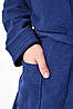 Халат чоловічий махровий темно-синього кольору 169598P, фото 4