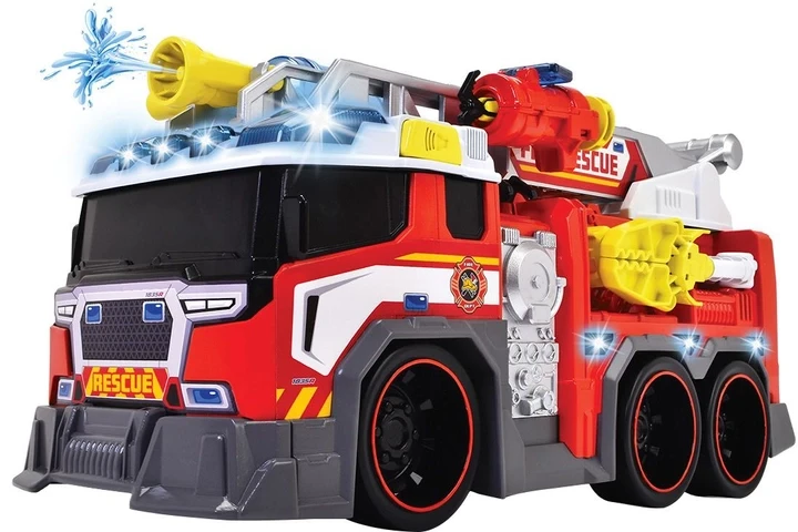 Пожежна машина Dickie Toys Борець з вогнем зі звуком і світловими ефектами 37 см (3307000)